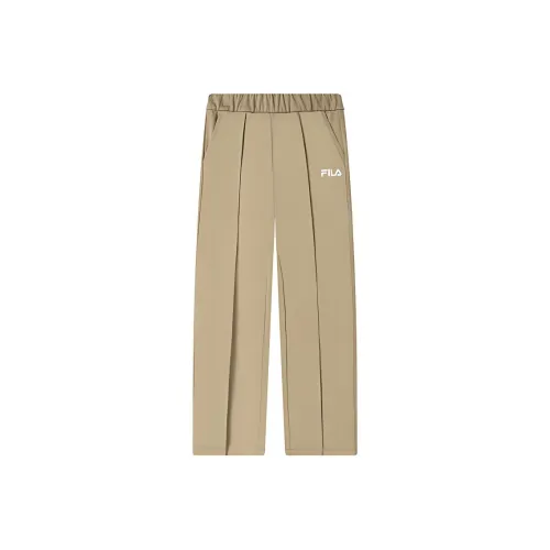 FILA X Magic Stick Joint Series Casual Pants Women's Light Khaki