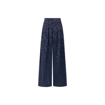 MEIYANG Casual Pants Women's Navy Blue
