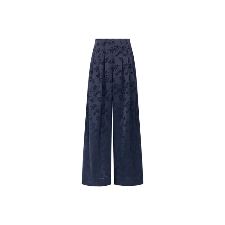 MEIYANG Casual Pants Women's Navy Blue-0
