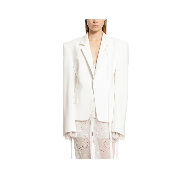 Ann Demeulemeester Single breasted Blazer-0