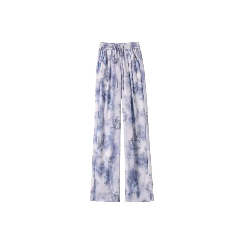 0571 Family Casual Pants Women's Blue-0