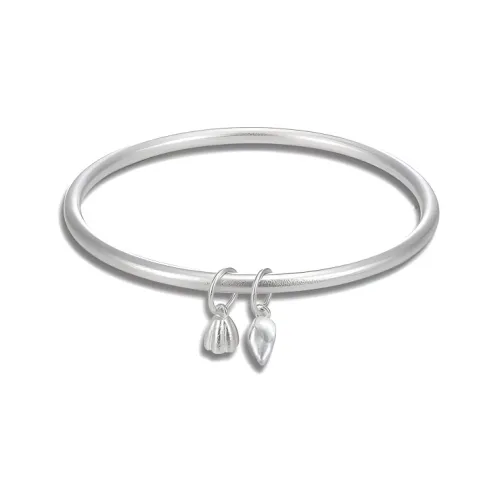 Bear Silversmith 999 Fine Silver Sterling Silver Bangle Women's