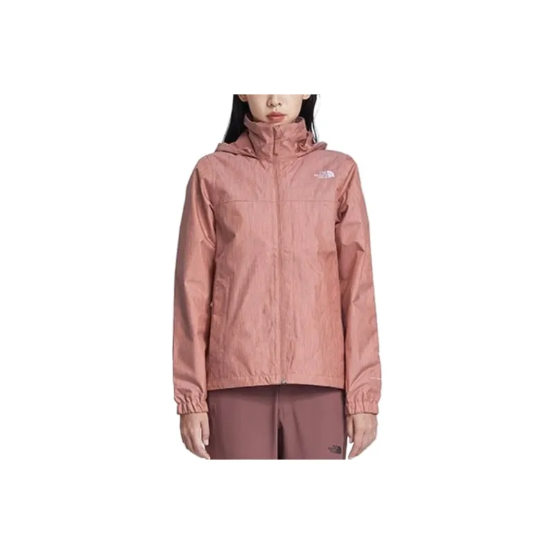 THE NORTH FACE Breathable And Waterproof Windbreaker Jacket Women's Pink-0