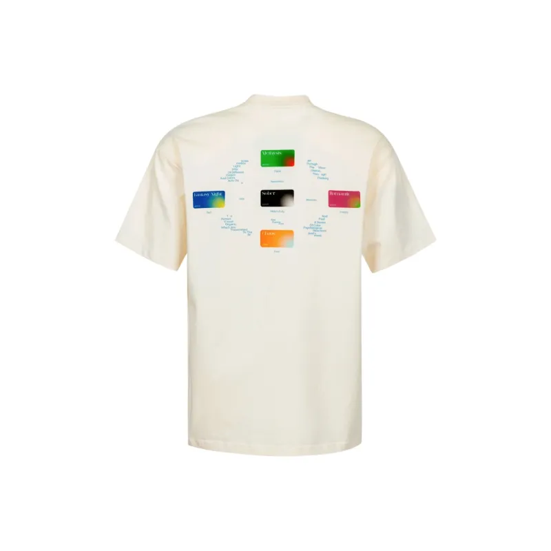ORANGE DRAGON T Shirt Unisex Ecru-1