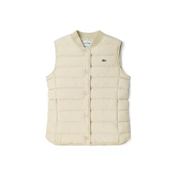 LACOSTE Vests Women's Ecru