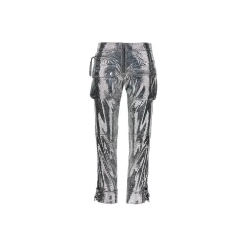 ISABEL MARANT Ciane Metallic Cropped Trousers