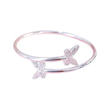 HAOYINFANG 999 Fine Silver Sterling Silver Bracelets Women's