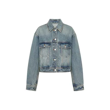 MO&CO Denim Jackets Women's Denim Blue