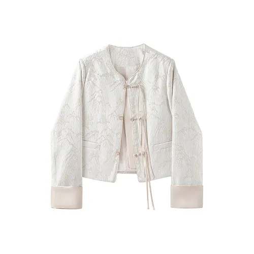 Cypress House Cropped Coats Women's Apricot