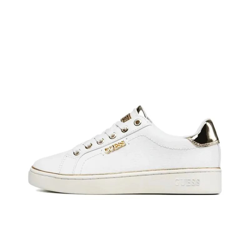 GUESS Low Top Skateboard Shoes Women's White-0