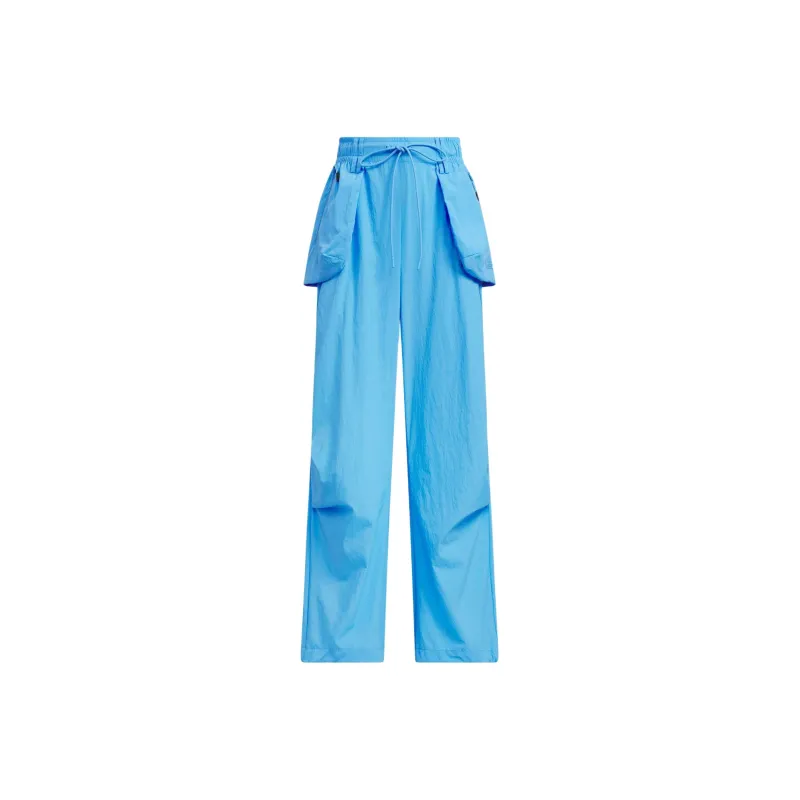 Adidas PARACHUTE TRACKSUIT BOTTOMS Casual Pants Women's Blue-0