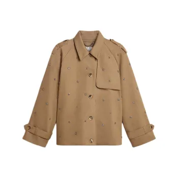 Golden Goose Embellished Trench Jacket