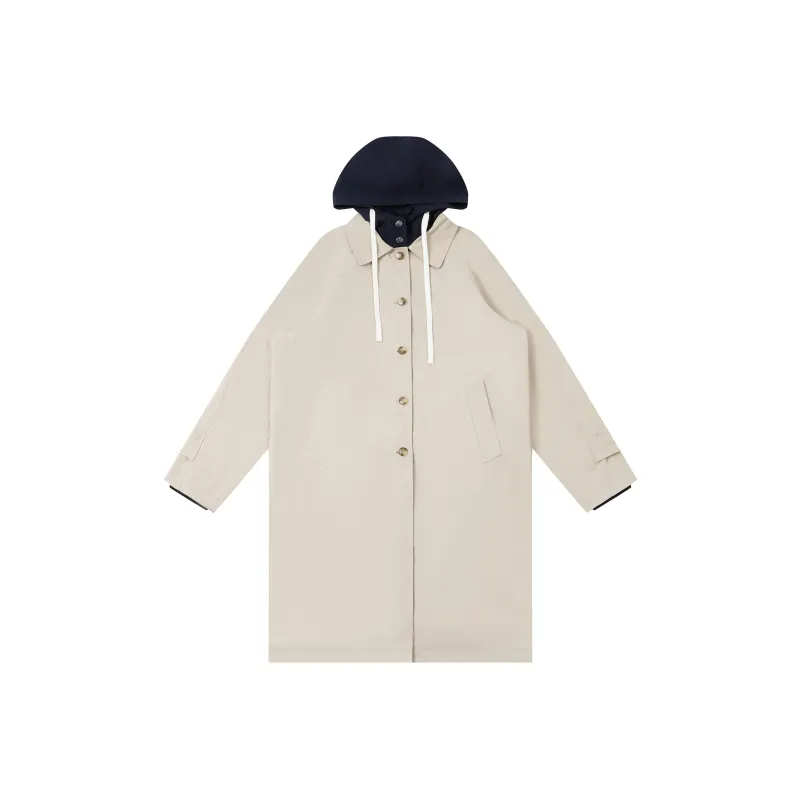 FAIRFAFO Trench Coat Women's Khaki-0