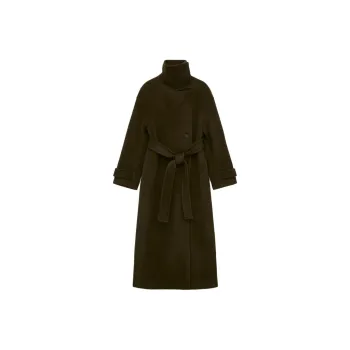 ARKET Coats Women's Khaki Green