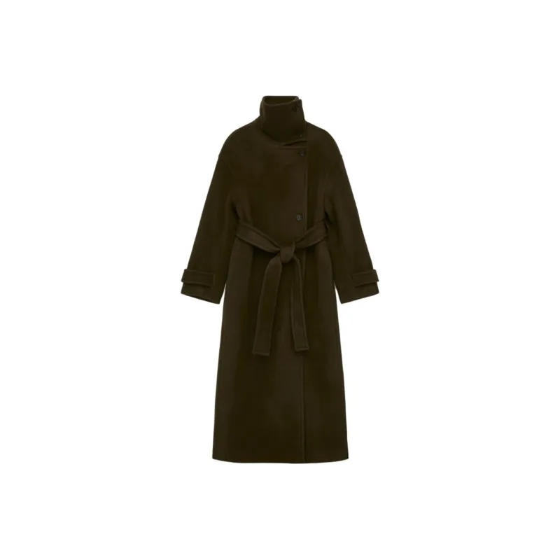 ARKET Coats Women's Khaki Green-0