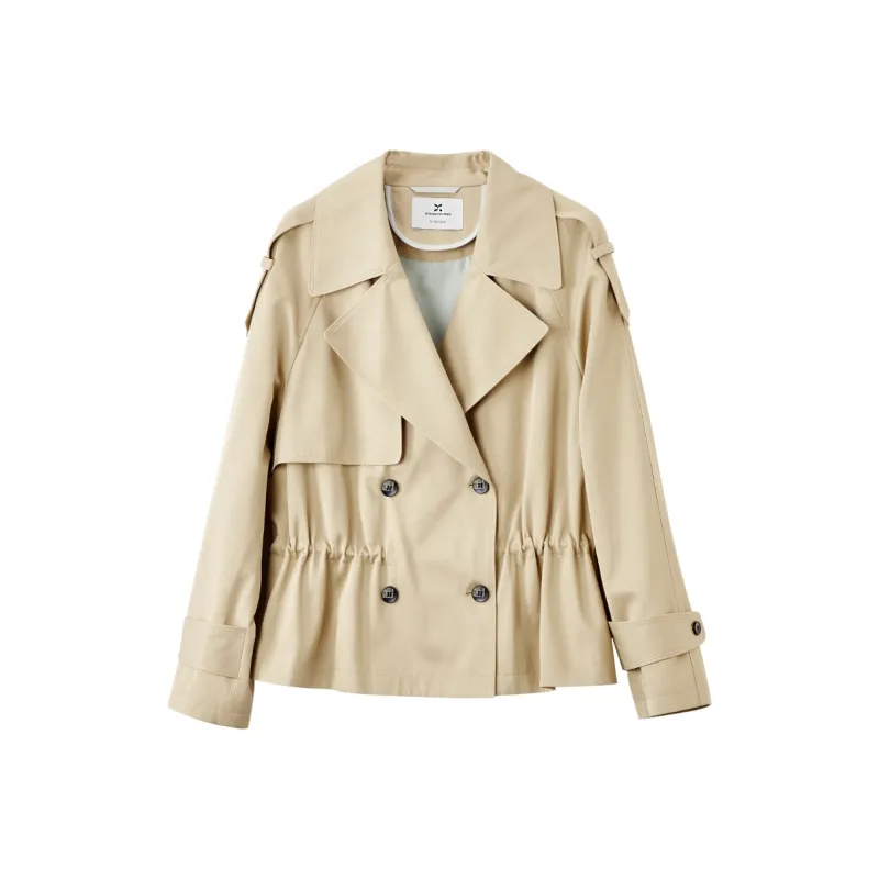 XIANGYING Trench Coats Women's-0