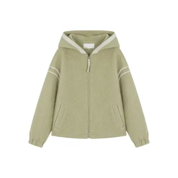 IHIMI Velvet feel Coat Women's Green