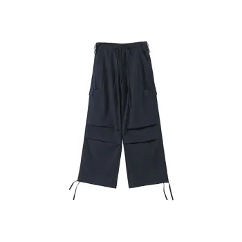 KING PRINCE Casual Pants Trendy Design Versatile Women's Navy Blue