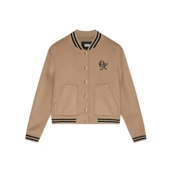 DKNY Baseball Jacket Women's Light Brown