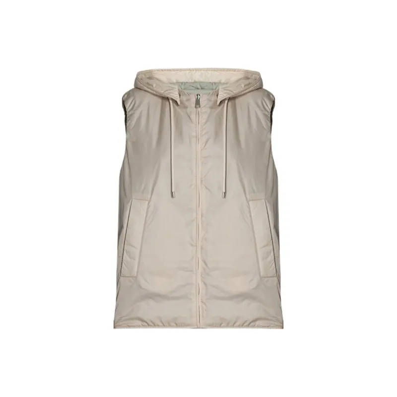 WEEKEND MaxMara Tecla Zip Up Drawstring Gilet-0