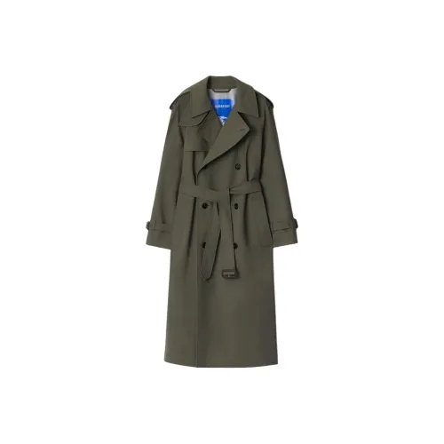 Burberry SS25 Trench Coat Women's Moss Heather Gray