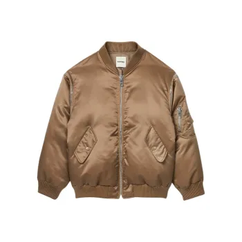 Sandro Detachable sleeve Bomber Jacket
