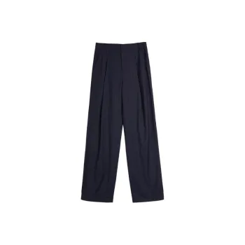 ELLE Casual Pants Women's Navy Blue