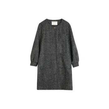 SOLIGHTER Coat Women's Black Gray