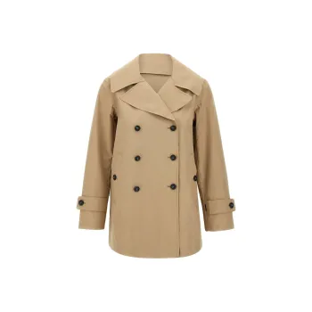 SAVE THE DUCK Trench Coat Women's Khaki