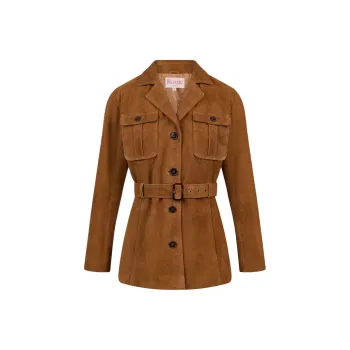 Rouje BERNARD JACKET Leather Jacket Women's Caramel