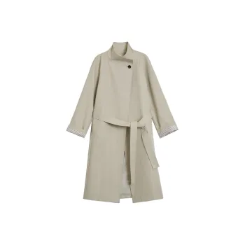 Mambe Trench Coat Women's Almond Beige