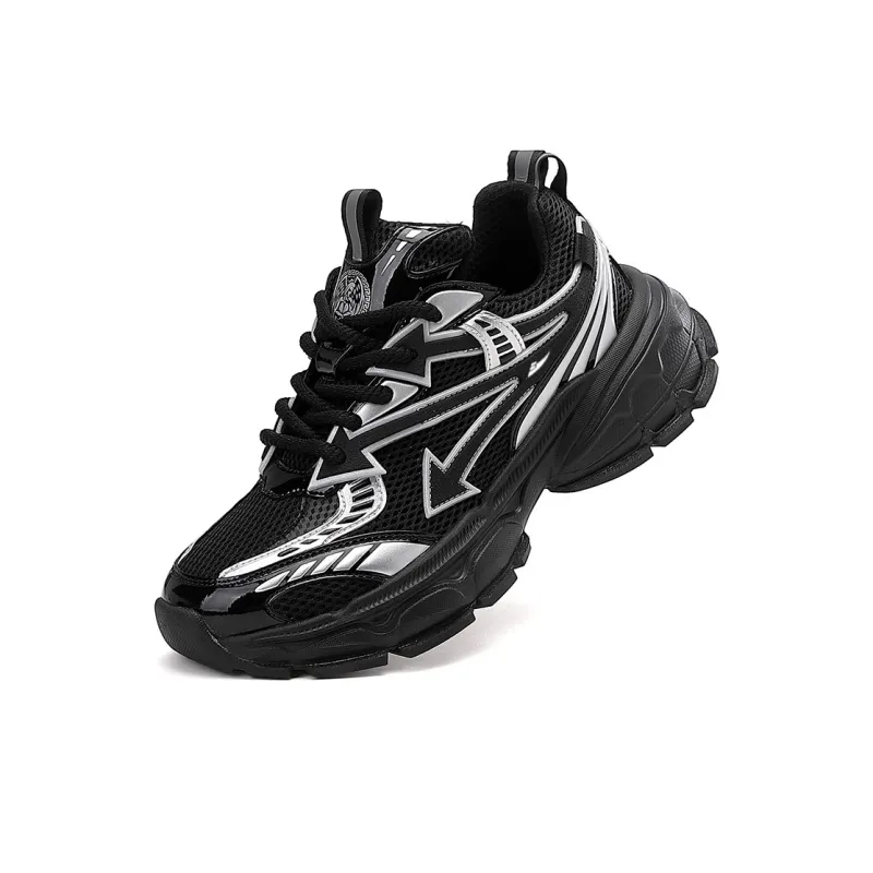 Kuding Abrasion Resistant Breathable Low Top Chunky Sneakers Men's-8