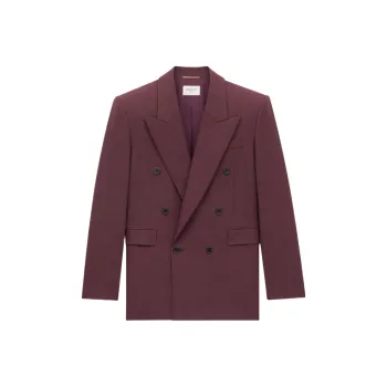 SAINT LAURENT Business Suit Women's Fuchsia