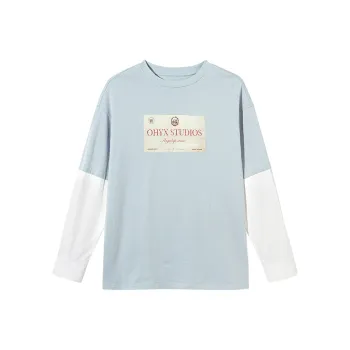 Ouyang Sweatshirt Women's Light Gray Blue