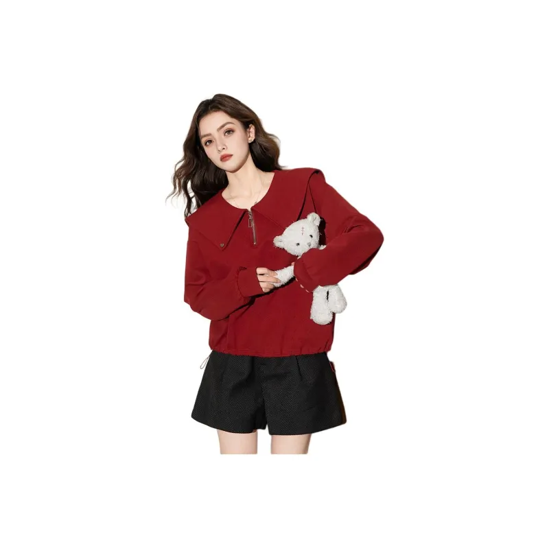 FAWENXIANGZI Sweatshirt Women's-1