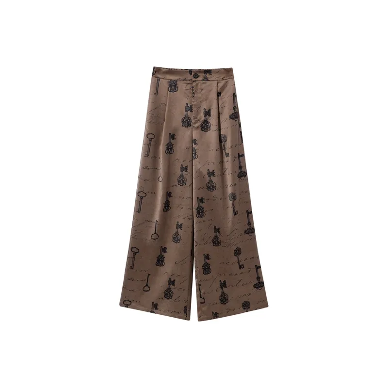 Ouyang Casual Pants Women's Brown-0