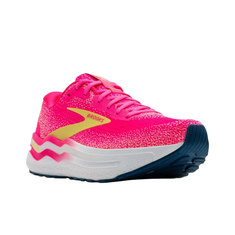 Brooks Ghost Max 2 Anti Slip Wear Resistant Low Top Running Shoes Women's Pink-2