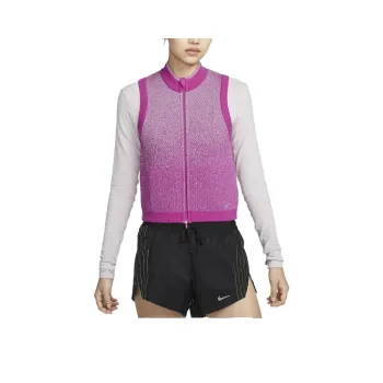 Nike Therma FIT Running Division Vest Women's Spicy Purple Red/Black