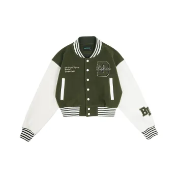 BD.POWER UP+ Baseball Jacket Women's Army Green