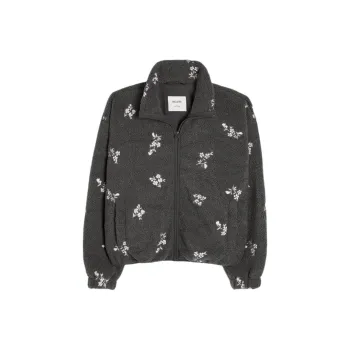 Hollister Velvet feel Coat Women's Dark Gray