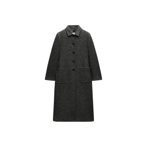 ZARA ZW Series Coats Women's Gray