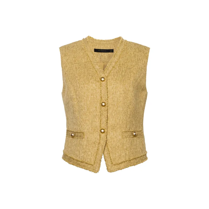 ROEYSHOUSE Vests Women's Yellow-0