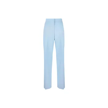 MSGM High-Waisted Wide-Leg Trousers
