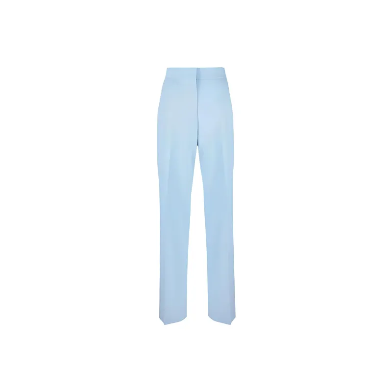 MSGM High-Waisted Wide-Leg Trousers-0