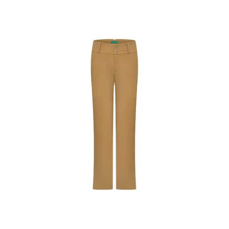 Biyin Leufen Casual Pants Women's Khaki-0