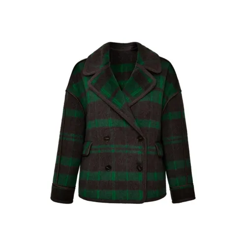 DIFFIE RIEGER Coats Women's Calming Green