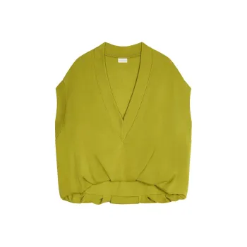 DRIES VAN NOTEN V neck Cotton Vest