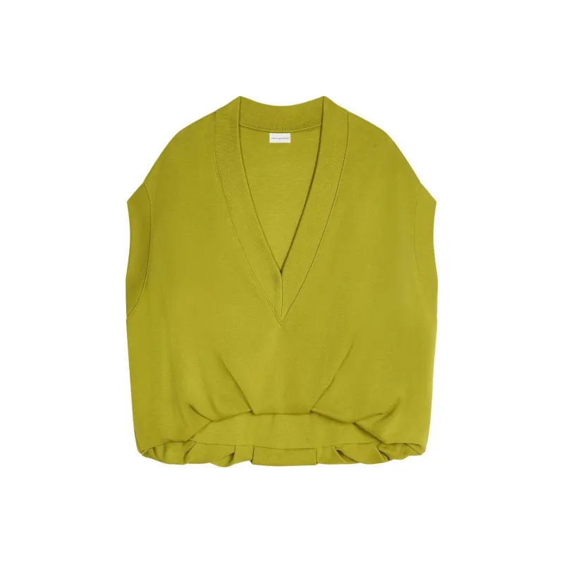 DRIES VAN NOTEN V neck Cotton Vest-0