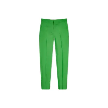 Alexander McQueen High Waist Straight Leg Trousers