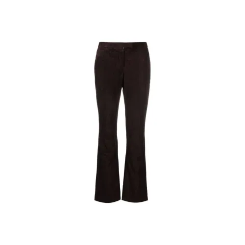 THEORY Flared Leather Trousers